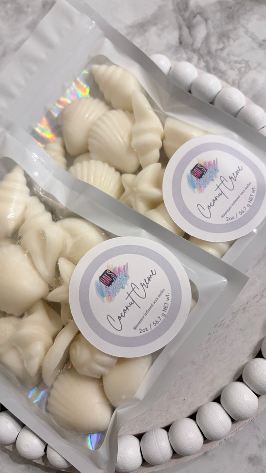 Coconut Creme Shimmer Infused Soy Wax Melts