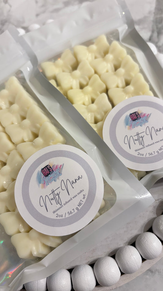 Nutty Nana Shimmer Infused Soy Wax Melts