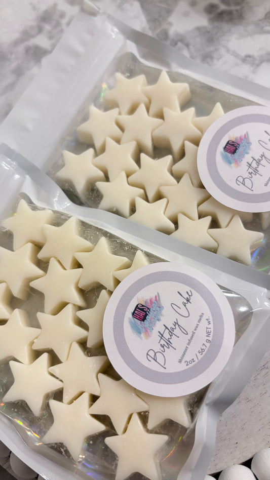Birthday Cake Shimmer Infused Soy Wax Melts