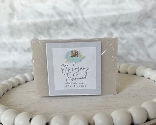 Mahogany Teakwood Goat Milk Soap