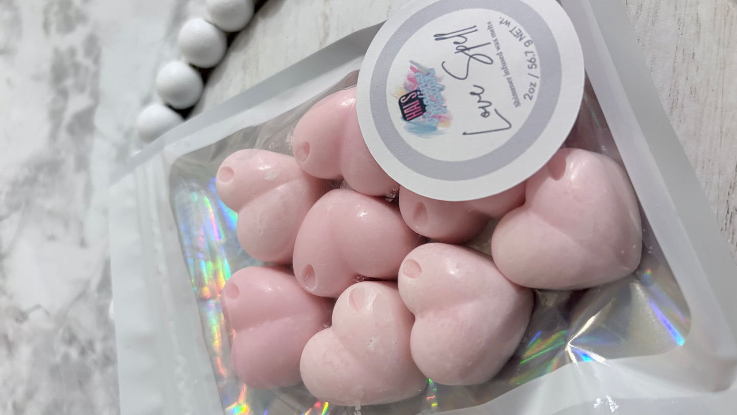 Love Spell Shimmer Infused Soy Wax Melts
