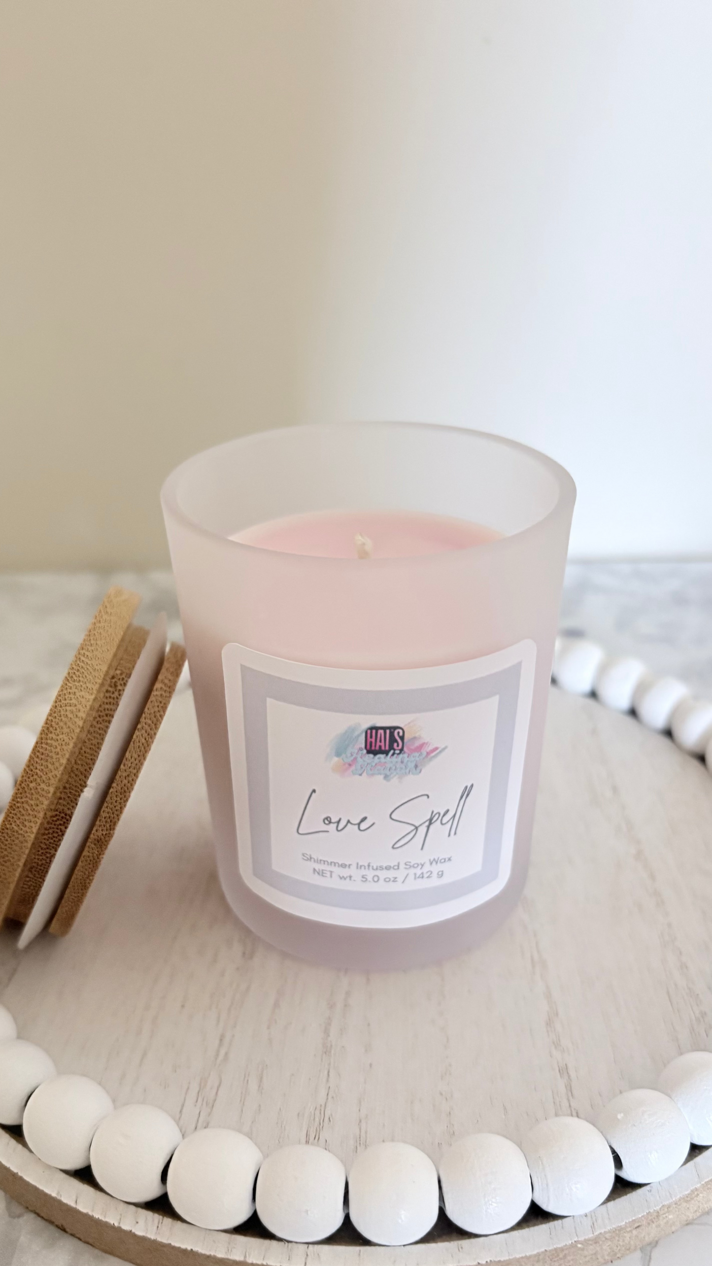 Love Spell Shimmer Infused Candle